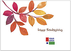 Select a verse or write your own. Watercolor Branch Logo Card D4146D-4B